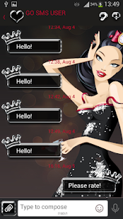 GO SMS Diva Screenshots 0