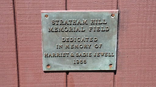 Stratham Hill Memorial Field Plaque