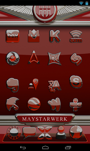 【免費個人化App】Next Launcher theme Red Star-APP點子