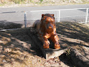 高樋公園のライオン(LION Statue of Takatoi Park)