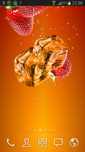 download Клубничный сок живые обои free