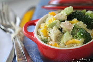 Chicken and Avocado Quinoa Summer Salad
