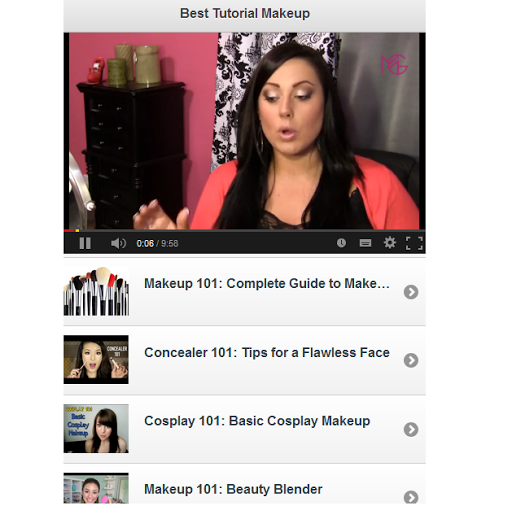 【免費媒體與影片App】101 Best Tutorial Makeup-APP點子