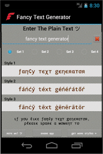 Fancy Text Generator - Android-Apps auf Google Play