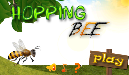 hopping honey bee