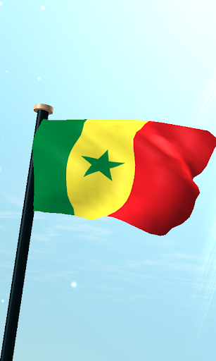 Senegal Flag 3D Live Wallpaper