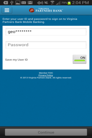 Virginia Partners Bank Mobile