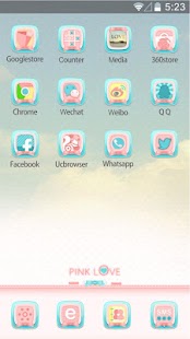 How to install Pink Love Hola Launcher Theme lastet apk for pc