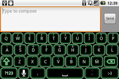 Green Glow Code Keyboard Skin poster 1