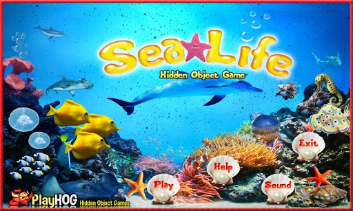 【免費解謎App】Sea Life - Free Hidden Objects-APP點子