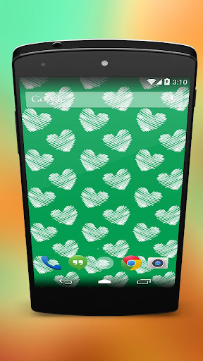 【免費個人化App】Doodle Hearts Wallpapers-APP點子