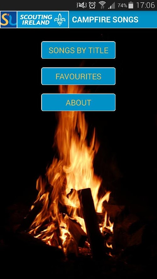 Android application Scout Songs screenshort