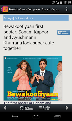 【免費新聞App】Bollywood News - Newsfusion-APP點子