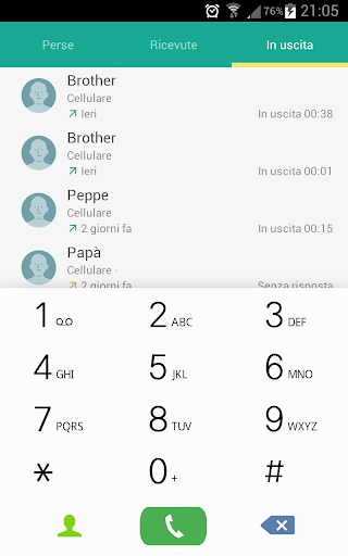 ExDialer Galaxy L Theme