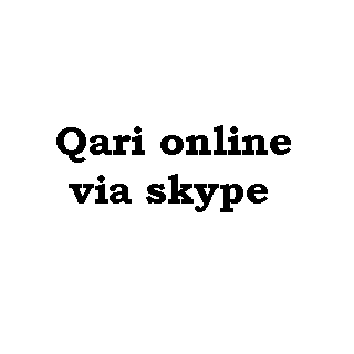 Qari online via skype