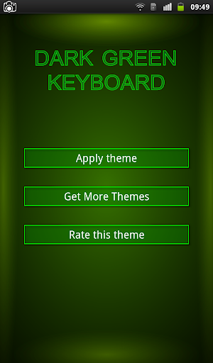 Dark Green Keyboard