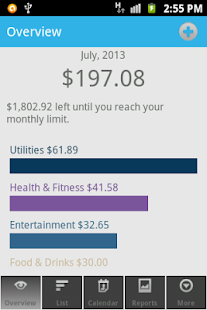 Android application SmartMoney - Expense Manager screenshot