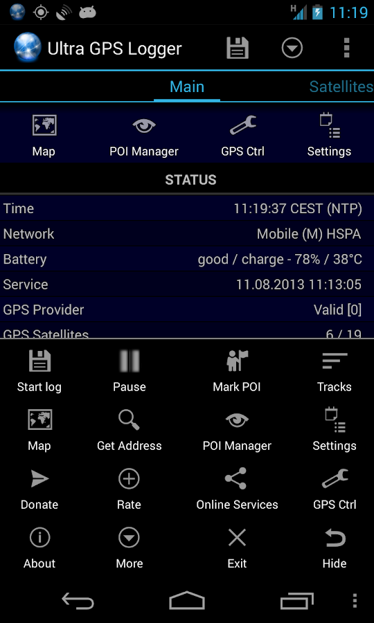 Ultra GPS Logger Lite AndroidApps auf Google Play