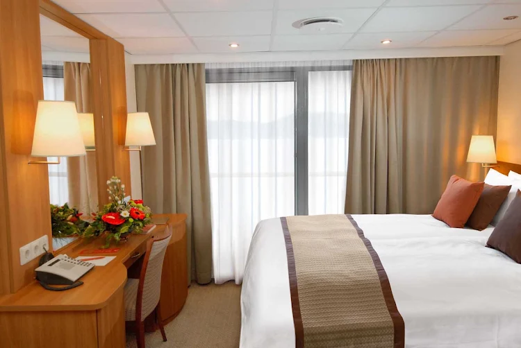 Book a Veranda stateroom for a comfortable stay during your Viking River Cruises sailing in Russia.