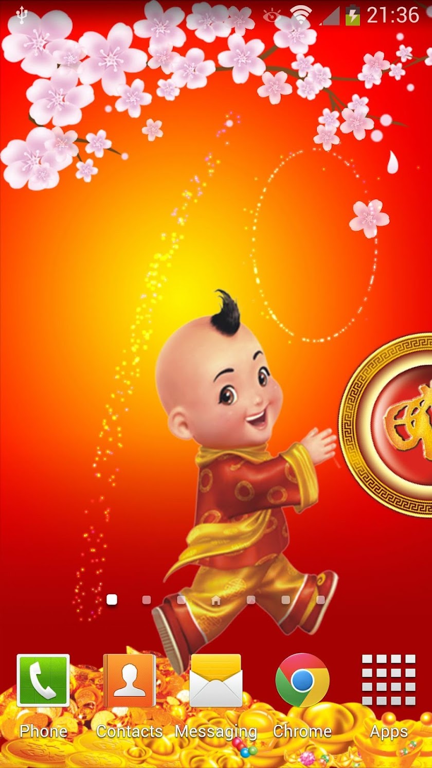 Happy New Year Live Wallpaper Screen 3