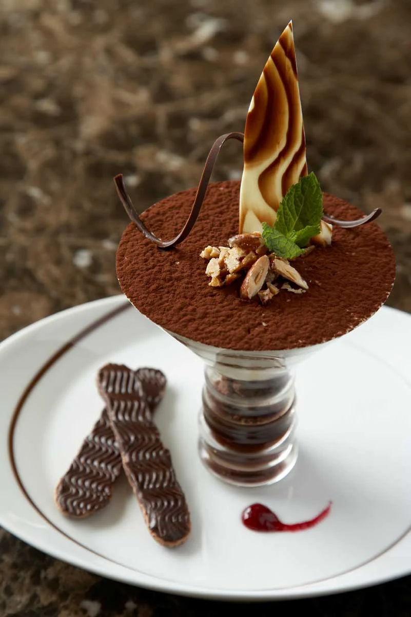CEL_tuscan_Tiramisu Martini - The Tuscan Grille's Tiramisu Martini on Celebrity Cruises' dessert menu.