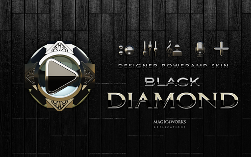 免費下載個人化APP|Poweramp skin Black Diamond app開箱文|APP開箱王