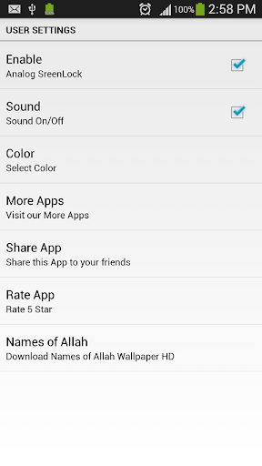 Islamic Lockscreen