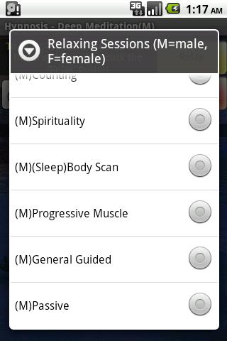 Hypnosis - Deep Meditation (M) Screen 3