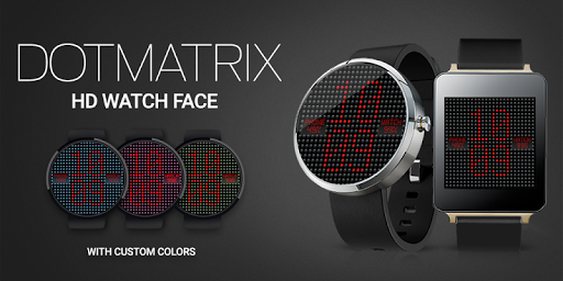 LED Dot Matrix HD Watch Face