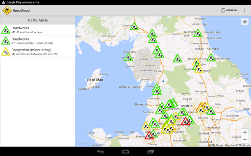 【免費旅遊App】UK Traffic Information Alerts-APP點子