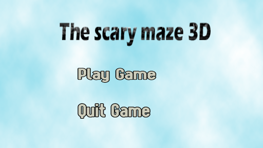 The scary maze 3D