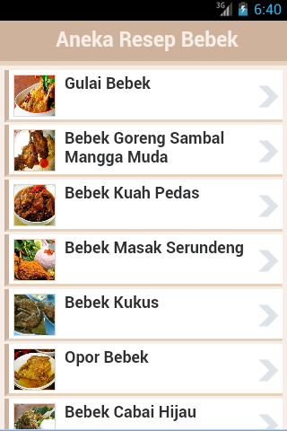 Resep Bebek