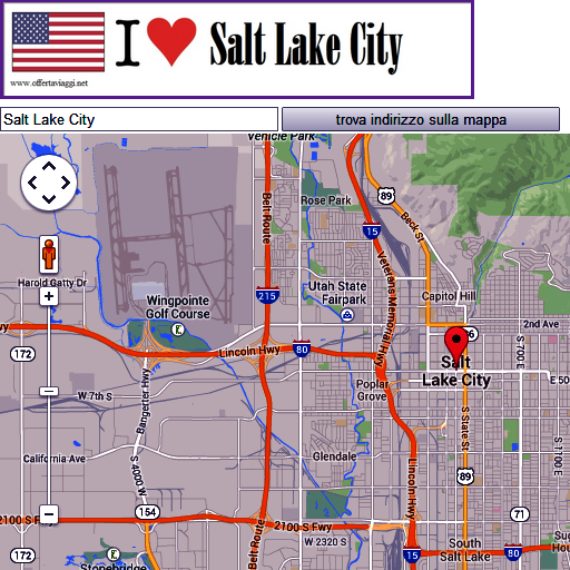 Salt Lake City map