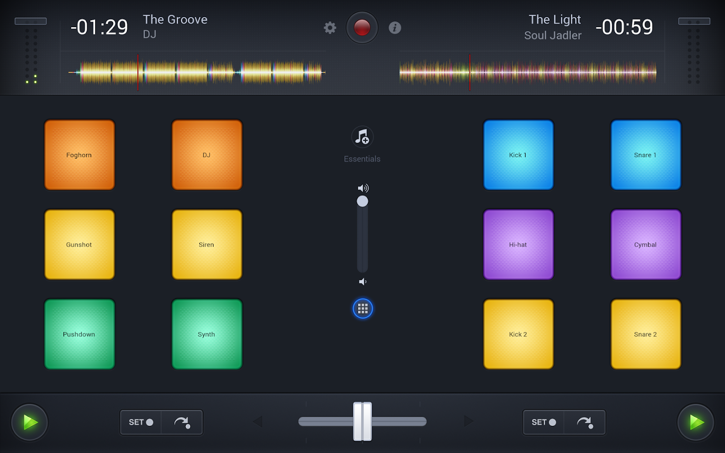   djay 2- หน้าจอ 