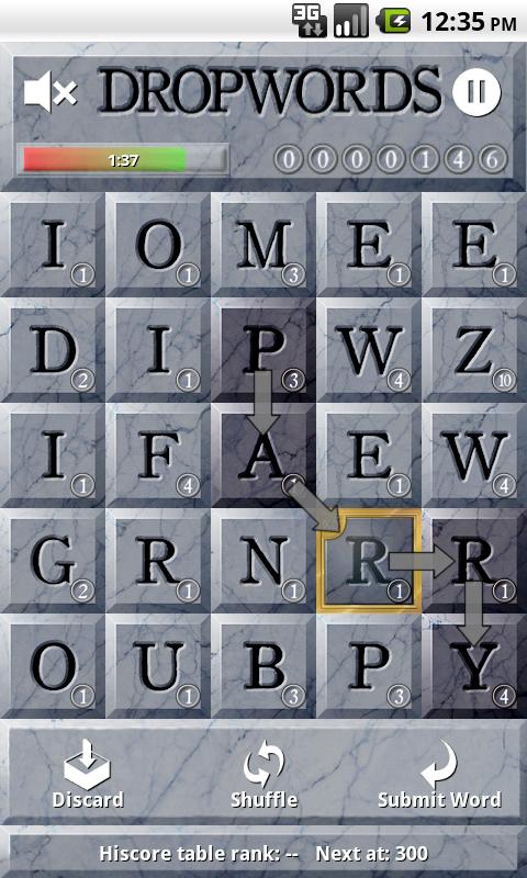 Dropwords PRO Screen 3