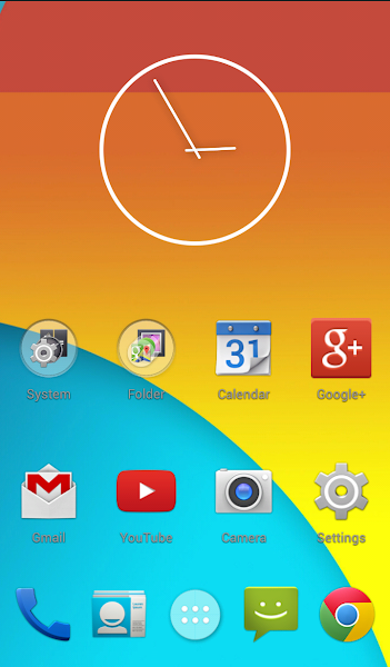 Next Launcher Theme KitKat 4.4 v1.5