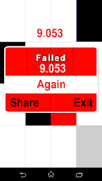 Tap black not white tile free poster 6