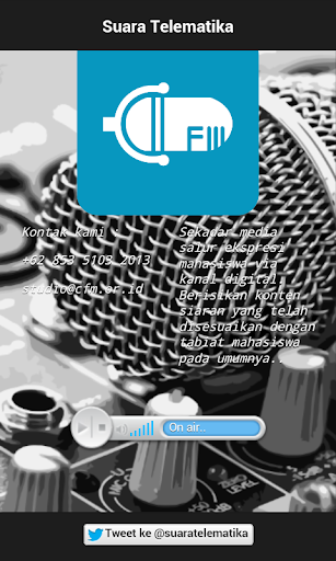 【免費媒體與影片App】C FM Suara Telematika-APP點子