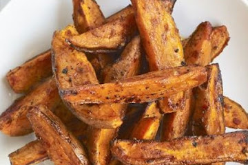 Harissa sweet potato wedges