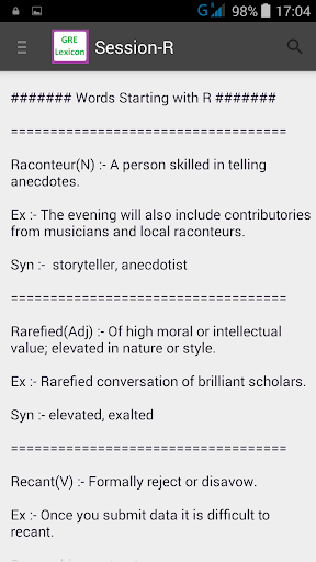 【免費教育App】GRE Lexicon-APP點子