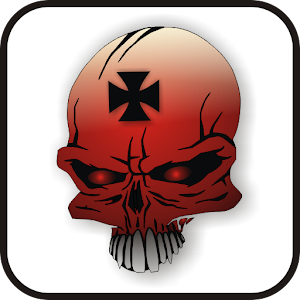 Skull IronCross doo-dad red 1.0