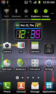 download Rainbow Battery Clock (Mini) free