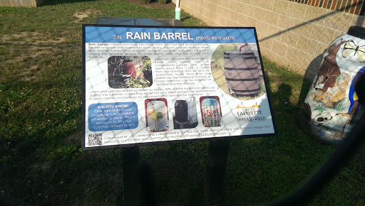Rain Barrel Plaque