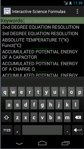 【免費教育App】Science Formulas-APP點子