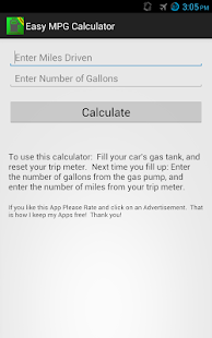 Download Easy MPG Calculator APK for Android
