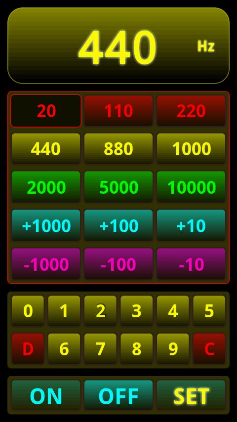 Audiometric SLOT Screen 3
