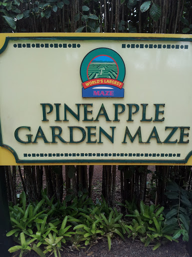 Dole Plantation Garden Maze Entrance