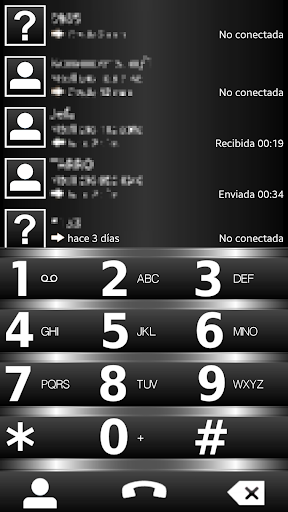 【免費個人化App】THEME BLACK B-10 FOR EXDIALER-APP點子