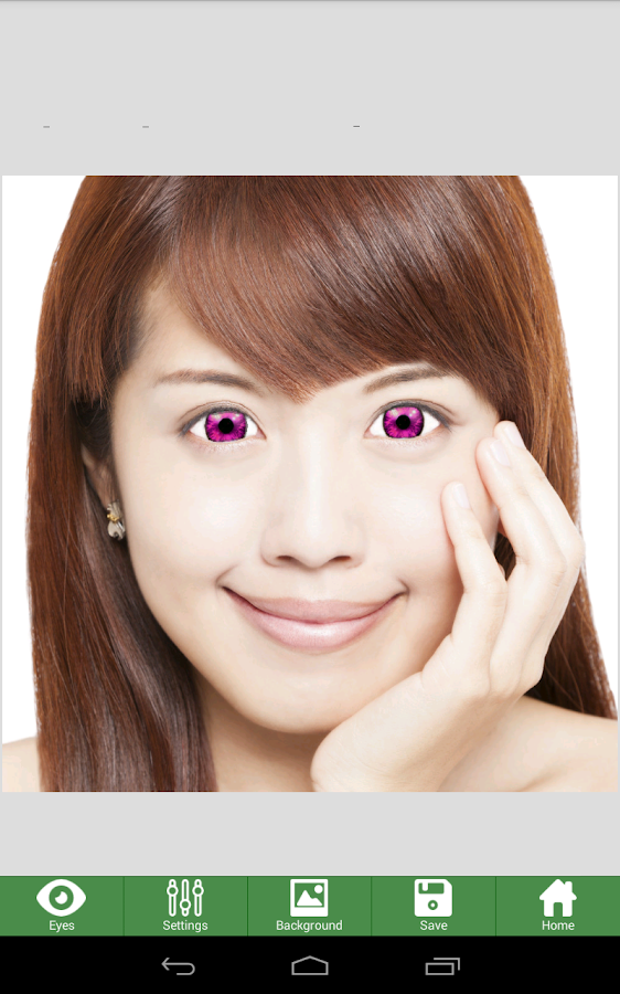    NiceEyes - Eye Color Changer- screenshot  