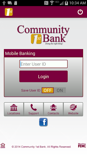 【免費財經App】Community 1st Bank Mobile-APP點子